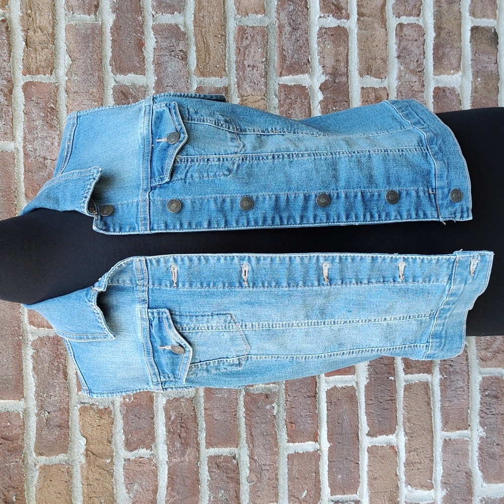 Western Style Jean Vest